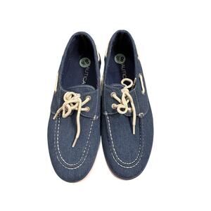 Men's Nautica Galley Boat Shoes Slip On Size 8.5 Denim Blue